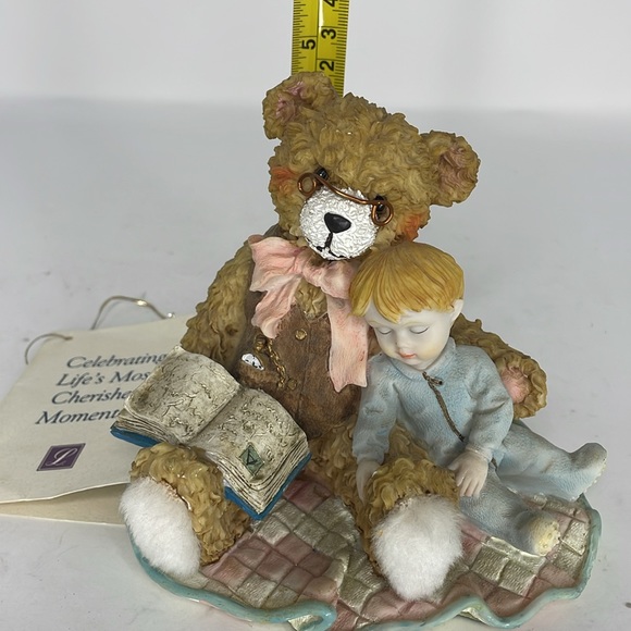 Vintage Christmas Around the World #230003 Pappa Bear Story Time Fuzzy Feet - Picture 13 of 15